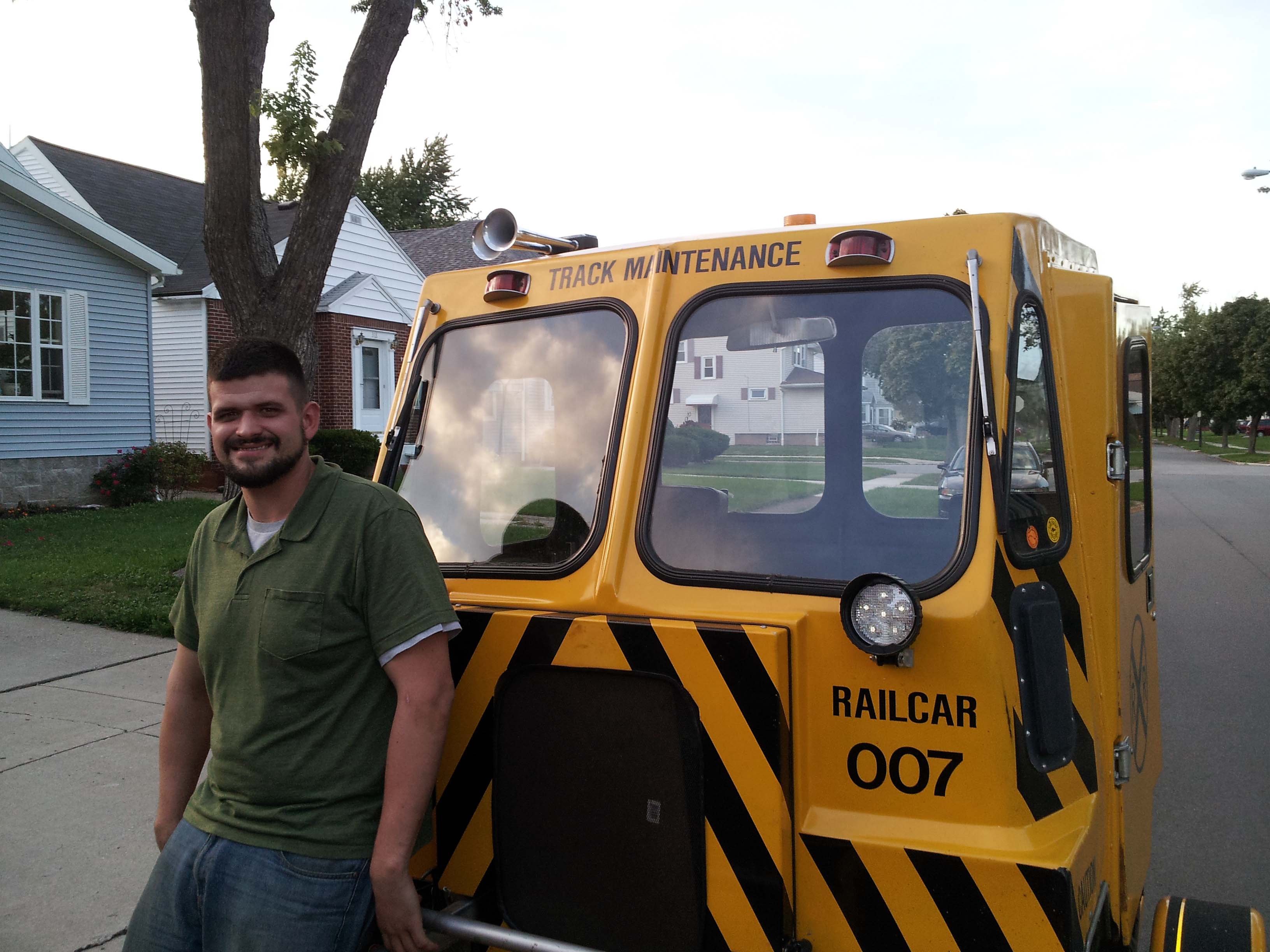 Mark Standing by Speeder 9-22-2012